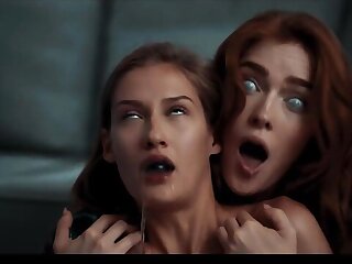 Jia Lissa, possessed by an alien parasite, enjoys a wild session with Tiffany Tatum