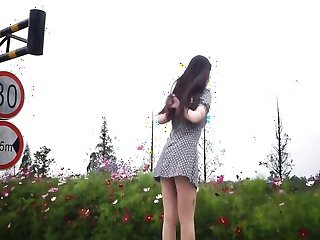 Brunette babe enjoys outdoor BDSM in teaser video